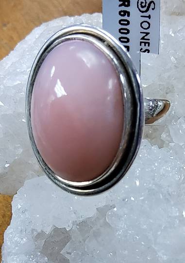 Pink Opal Ring Adjustable